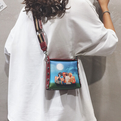 

Ins super fire net red packet wild gas Sen shoulder bag handbag 2019 new fashion girl Messenger bag