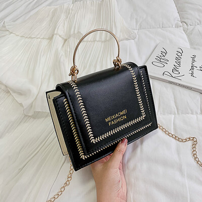 

French small bag female 2019 new trend line fashion small ck bag limited foreign gas chain portable Messenger bag