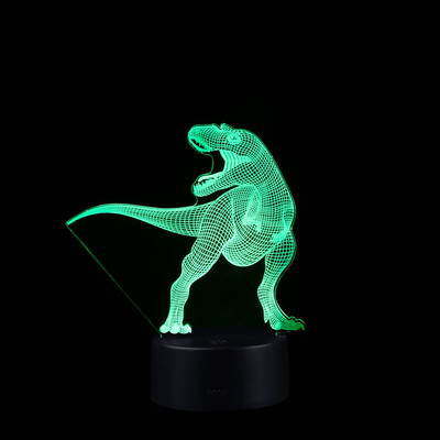 

〖Follure〗Dinosaur LED 3D Illuminated Lamp Optical Desk Night Light With 7 Color Changing
