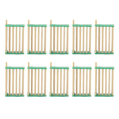 

Greensen 10 Pcs Queen Bee Bamboo Cage Beekeeper Tool