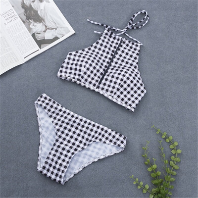 

Saidsome Women Flower Print Bikinis Set Beachwear Set Push Up Bandage Swimsuit Swimmer