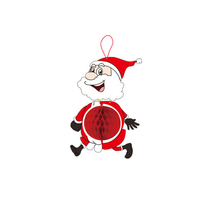 

Tailored Christmas Santa Hanging Flag Deer Reindeer Santa Elk Banner Pull Flag Decor