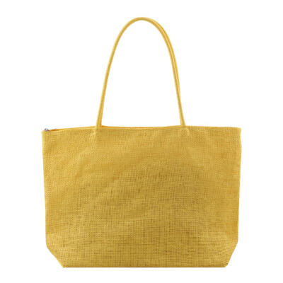 

Solid Color Shoulder Handbags Women Big Top-handle Bag Linen Shopping Totes