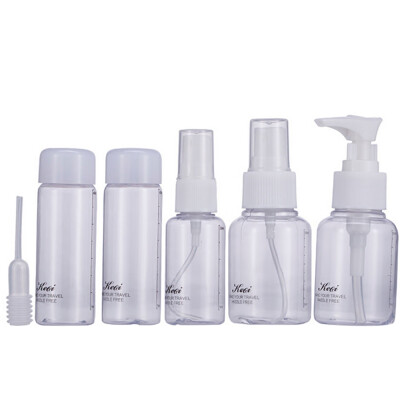 

〖Follure〗6PCS Travel Portable Packaging Bottle Environmental Pressure Bottle Spray Bottle