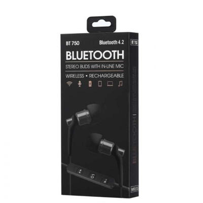 

SY-BT750 Bluetooth Headphone 42 Wireless Earbuds With In-line Mic HD Stereo Noise Reduction Headset For GymRunning