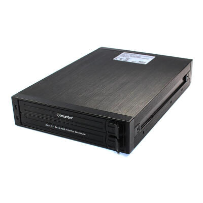 

OImaster HE-2005 2 Bay 25 inch SATA HDD Case SSD Hard Disk Drive Enclosure