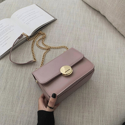 

Advanced sense of the sense of quality bag female 2019 new wave Korean version of the wild shoulder slung fashion chain small square bag