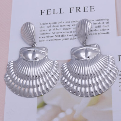 

EK649 Big Shell Drop Earrings For Women Creative Starfish Conch Cowrie Hanging Brincos Statement Earrings Boho Beach Jewelry