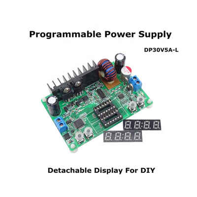 

DP30V5A- Removable Digital Tube Display Module Programmable Power Supply Buck Module Voltage Converter LED Display Controller