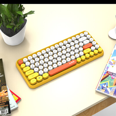 

Ajazz 308i Bluetooth Keyboard Round Key Cap 10m Bluetooth Connection 84 Keys for Windows 2000 Windows XP Windows ME Windows VIS