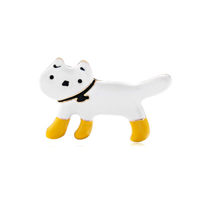 

Cartoon Cute Brooch Bunny Cat Fish Bone Deer Enamel Pin Jackets Lapel Pins Backpack Brooches For Women Child Jewelry
