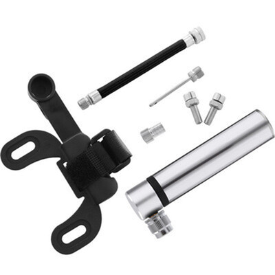 

2 Colors Manual Mini Portable Bicycle Aluminum Inflator Football Inflatable Tube