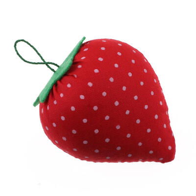 

Strawberry Needle Pincushion Cross Stitch Sewing Pin Storage Holder Cushion