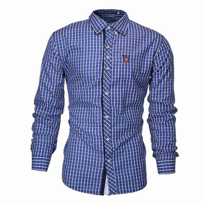 

Toponeto Men Striped Splicing Pocket Long Sleeve Shirt Fashion Long Sleeve Blouse Top
