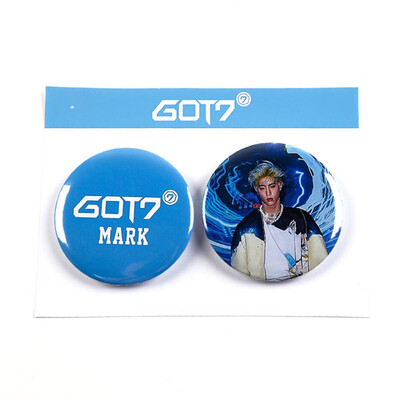 

redCherry TWICE EXO Got7 Brooches Button Badges Pins Set for Clothes Backpack Pencil Case