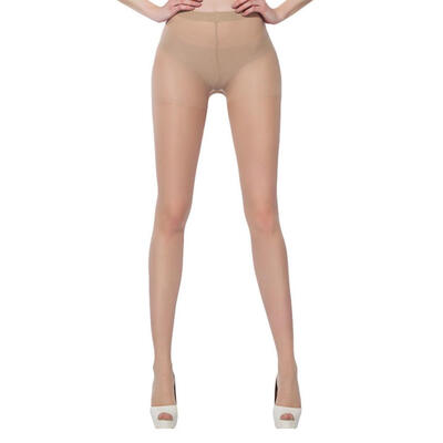 

Spring Women Thin Pantyhose Footed Tights Solid Color Stretchy Long Stockings