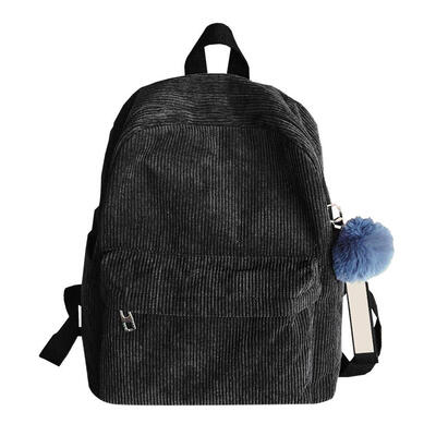 

Retro Corduroy Women Girls Casual Backpacks Shoulder Travel School Handbags