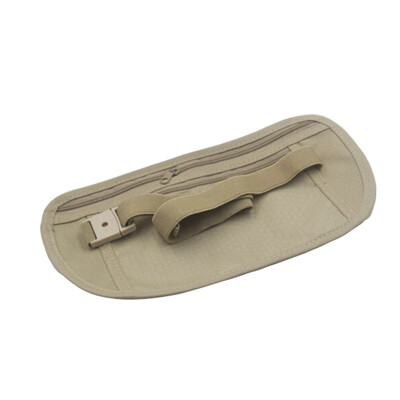 

Style Compact Travel Sport Pouch Bag Security Flat Body Money Hidden Waist Belt Holder Pocket