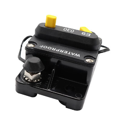 

30A Circuit Breaker Dual Battery Manual Reset IP67 Waterproof 12V 24V Fuse