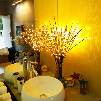 

〖Follure〗LED Willow Branch Lamp Floral Lights 20 Bulbs Home Christmas Party Garden Decor