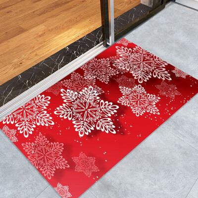 

Gobestart Merry Christmas Welcome Doormats Indoor Home Carpets Decor 40x60CM