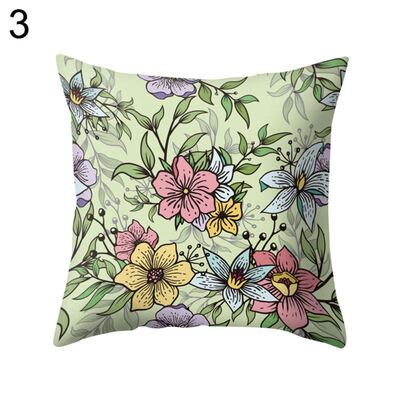

Flower Cactus Flamingo Watermelon Pillow Case Cushion Cover Sofa Car Cafe Decor
