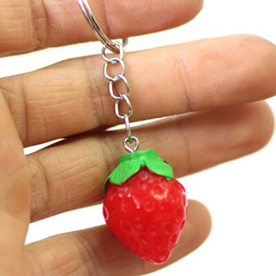 

Creative Lovely Fashion Unisex Accessories Jewelry Red Strawberry Key Chain