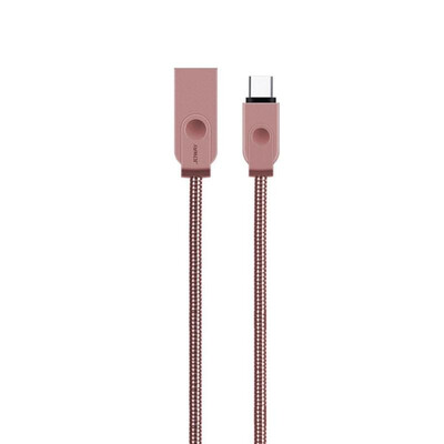 

JOWAY TC07 Zinc Alloy Spring Soft Type-C 12m 2A Fast Charging Data Cable