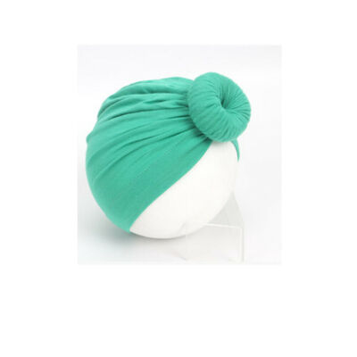 

Baby Toddler Knot Turban Head Wrap Hat Cotton Stretch India Ear Cap Winter Warm