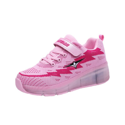 

Children Roller Skate Casual Shoes USB Charging Boys Girl Automatic Jazzy LED Lighted Flashing Kids Glowing Sneakers With Wheels