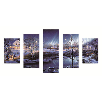 

Toponeto Full Drill DIY 5D Diamond Painting Embroidery Cross Crafts Stitch Kit Home Decor