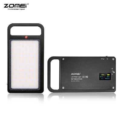 

ZOMEI Handheld Mini LED Video Light Camera Photography Fill Light 3000-6500K Dimmable 96pcs LEDs CRI 96 Built-in 2800mAh Battery