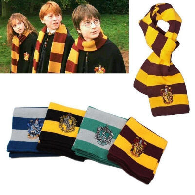 

Harry Potter Fantastic Cosplay Costume Scarf Boys Girls Knit Striped Scarves