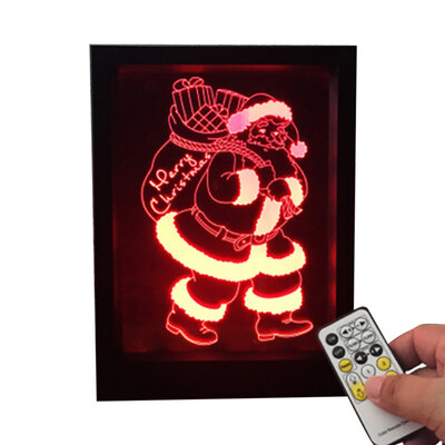 

〖Follure〗3D Photo Frame Lights Night Lights Colorful Touch Remote Control Creative