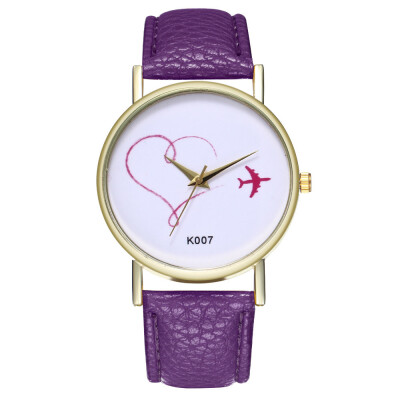 

Women Watches Exquistite Simple Luxury Fashion Cute Airplane Pattern Female Watch Reloj De Mujer Kol Saati