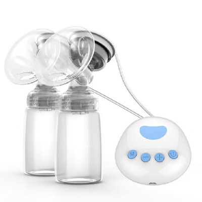 

Intelligent Microcomputer Pump Bilateral Sucked Electric B-r-e-a-s-t Pump with Milk Bottle for Mothers