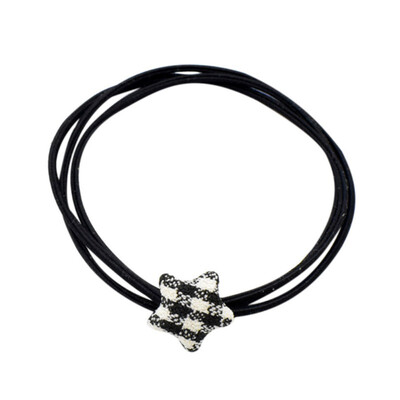 

WomenDesign Hair Accessories Hair Ring Cute Five-pointed Star Rope Head Simple High Elastic Hair Rope