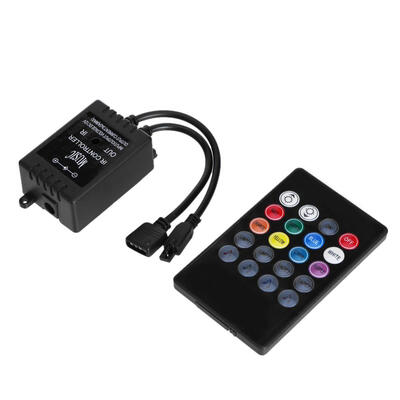 

20 Keys Music IR Controller Sound Sensor Remote Control for RGB LED Strip