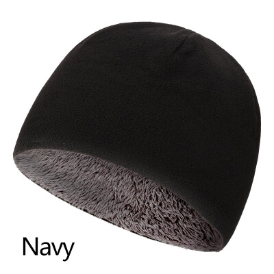 

1pc Unisex Fleece Beenie Windproof Warm Winter Hat Cap For Running Riding Sports