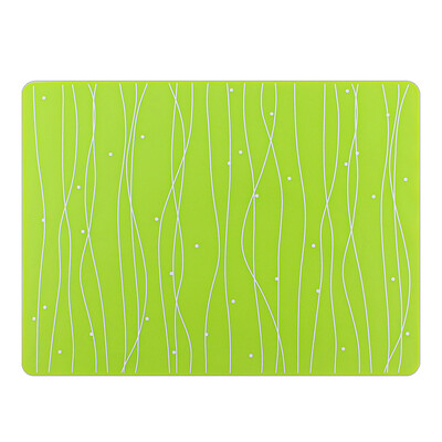 

Gobestart Silicone Placemat Insulation Table Mat Pot Mat Square Cartoon Baby Placemat