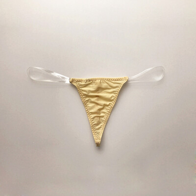 

Womens underwear sexy invisible ladies ice silk T pants bikini thong