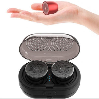 

Coolplays Mini Wireless Bluetooth Speaker V50 Magnet Bullet Style Stereo Speaker