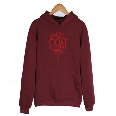 

Tailored Women Casual Ultra Soft Letter Print Full Sleeve Pullover Hooded Loose Blouse