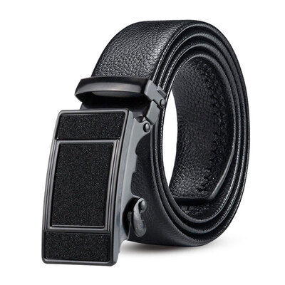 

Factory direct starry black mens belt double wrap automatic buckle youth belt cross-border explosion pants
