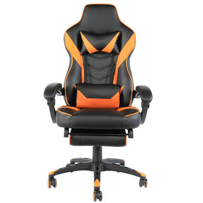 

Details about Gaming Chair Racing Computer Chair High Back Pu Leather Chair Black & Orange