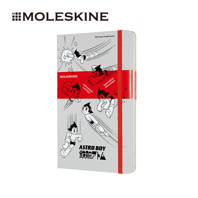 

MOLESKINE iron arm Astro Boy notebook business office meeting notebook light gray special edition hand account hard surface large horizontal room
