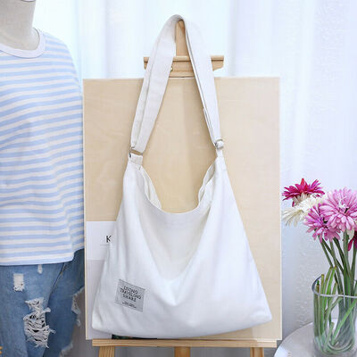 

2019 New Style Solid Zipper Womens Canvas Hobo Crossbody Shoulder Bags Large Tote Purse Travel Shopping Bag