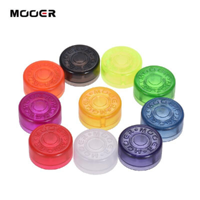 

MOOER 10pcs Footswitch Topper Protector Colorful Plastic Bumpers for Guitar Effect PedalRandom Color Delivery