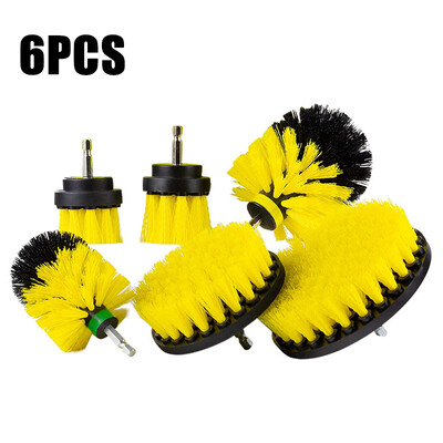 

6pcs Power Scrubber Drill Brush Cleaner Spin Tub Shower Tile Grout Wall Brushes