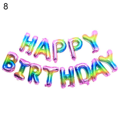 

Happy Birthday Letter Alphabet Air Balloon Kids Toy Wedding Party Decoration